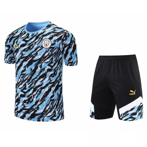 Entrenamiento Conjunto Completo Manchester City 2021/22 Azul